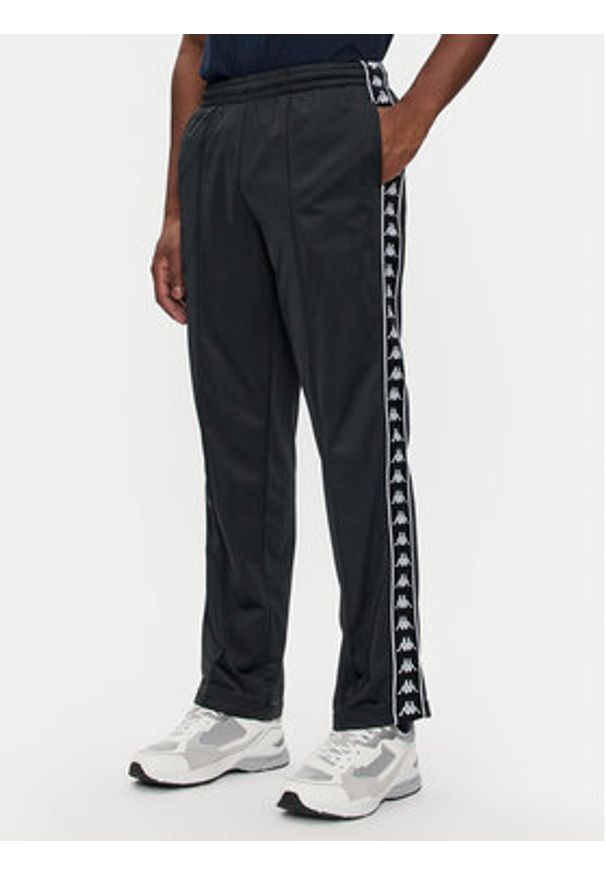 Kappa Dres 3500060 Czarny Regular Fit. Kolor: czarny. Materiał: syntetyk