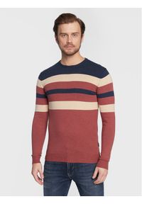 Blend Sweter 20714629 Kolorowy Regular Fit. Materiał: bawełna. Wzór: kolorowy