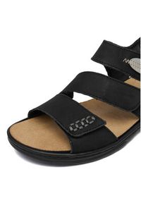 Rieker Sandały CEO-64573-00 Czarny. Kolor: czarny. Materiał: nubuk, skóra #3