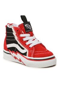 Vans Tenisówki Sk8-Hi Zip Bolt VN000BVKREB1 Czerwony. Kolor: czerwony. Materiał: materiał #3
