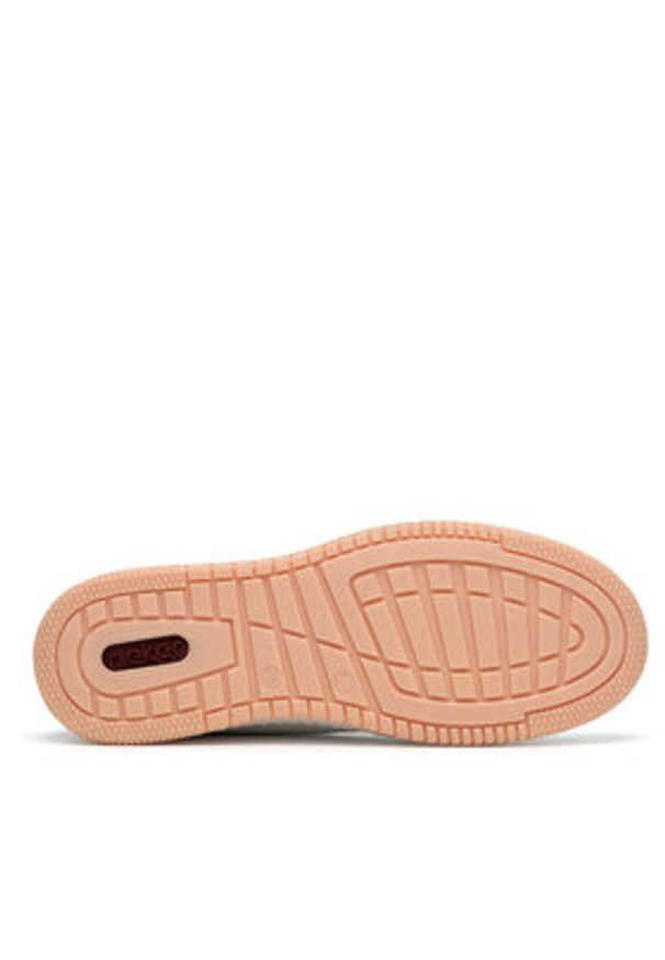 Rieker Sneakersy M5520-91 Biały. Kolor: biały. Materiał: materiał, syntetyk