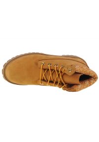 Buty Timberland 6 In Premium Boot Jr 0A5SY6 żółte. Wysokość cholewki: za kostkę. Kolor: żółty. Materiał: materiał, skóra. Szerokość cholewki: normalna. Sezon: zima #3