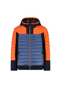 Kurtka dziecięca turystyczna CMP 34Z3244. Kolor: żółty, wielokolorowy, pomarańczowy. Materiał: softshell. Styl: sportowy #1