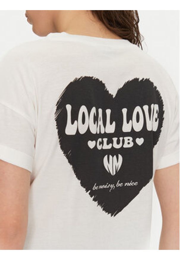 Noisy may - Noisy May T-Shirt Gaby 27032954 Biały Regular Fit. Kolor: biały. Materiał: bawełna