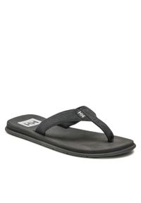 Japonki Helly Hansen W Logo Sandal 11601_990 Black/New Light Grey. Kolor: czarny. Materiał: materiał #1