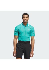 Adidas - Koszulka polo Ultimate365 Tour Twistknit Pique. Typ kołnierza: polo. Kolor: niebieski. Styl: sportowy #1