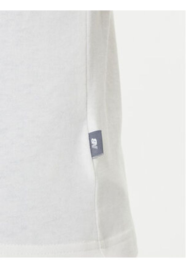 New Balance T-Shirt MT53921 Biały Regular Fit. Kolor: biały. Materiał: bawełna