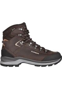 Buty trekkingowe męskie Lowa Ranger Gtx. Wysokość cholewki: za kostkę. Zapięcie: sznurówki. Kolor: brązowy. Materiał: skóra. Szerokość cholewki: normalna