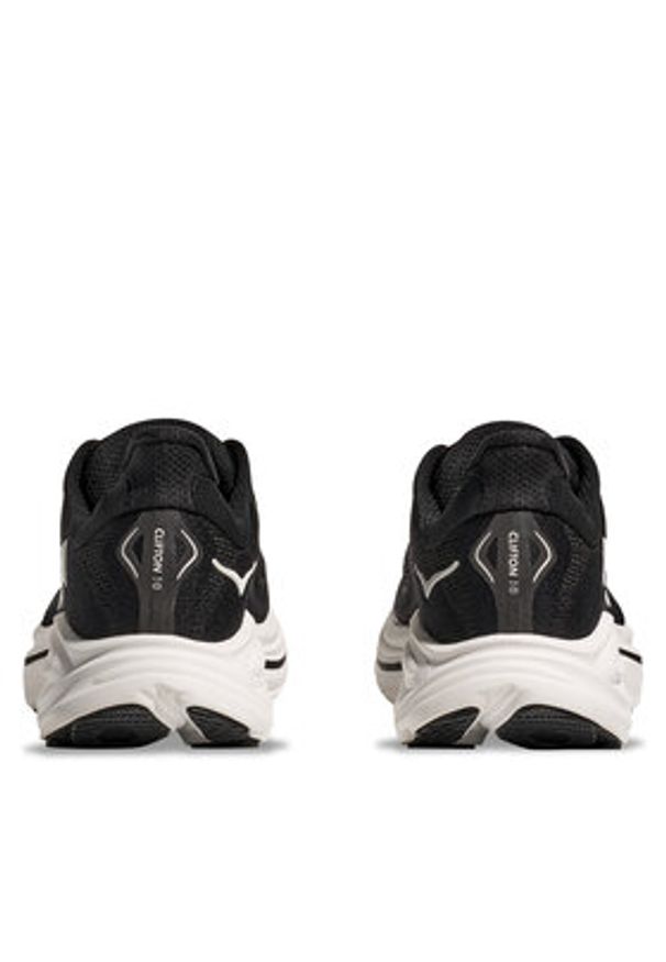 HOKA - Hoka Buty do biegania Clifton 10 Wide Czarny. Kolor: czarny. Materiał: materiał