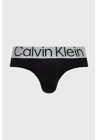 Calvin Klein Underwear slipy (3-pack) męskie kolor biały. Kolor: biały. Materiał: materiał, włókno #3