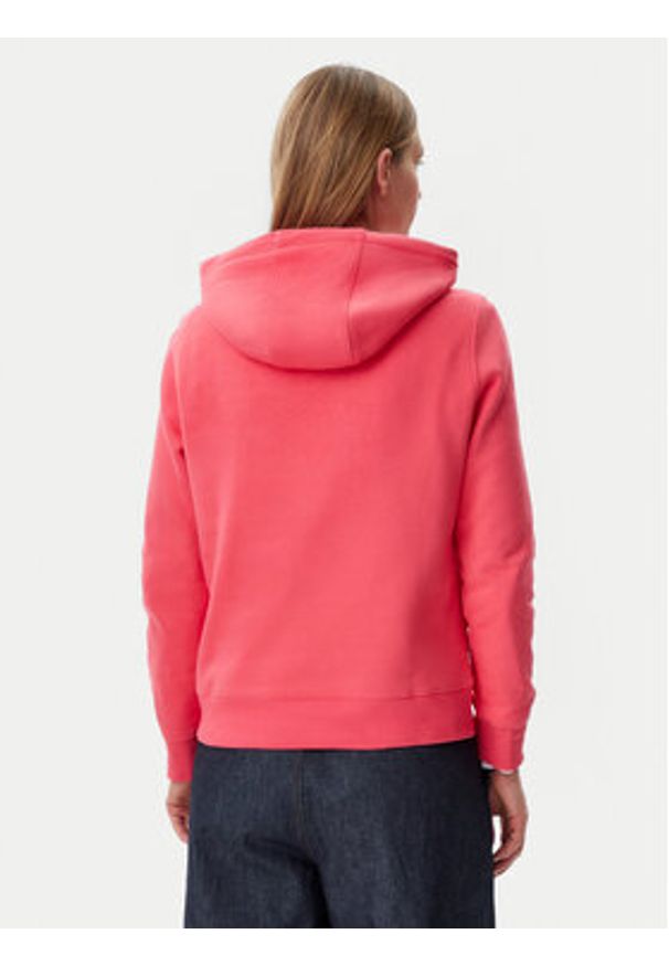 Tommy Jeans Bluza Flag DW0DW19958 Różowy Regular Fit. Kolor: różowy. Materiał: bawełna