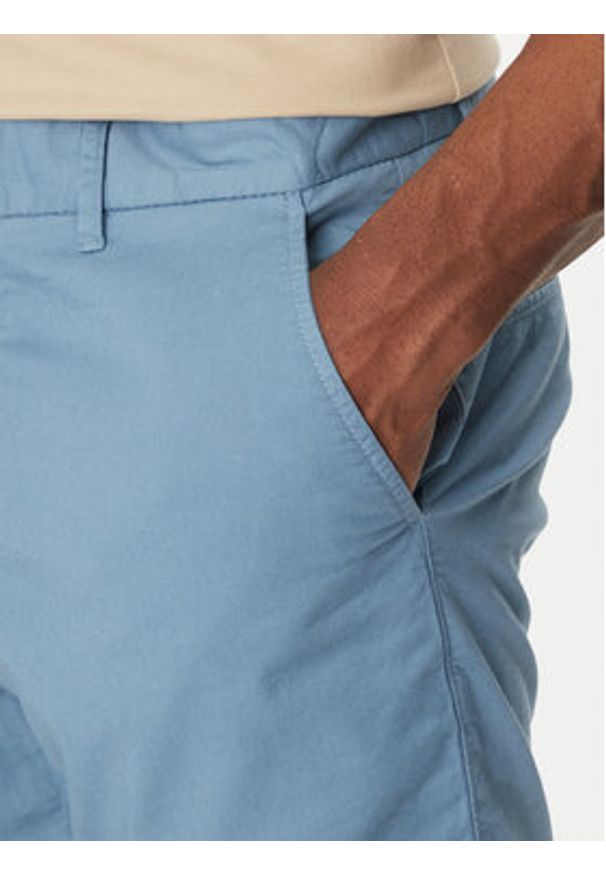 BOSS Szorty materiałowe 50540743 Błękitny Regular Fit. Kolor: niebieski. Materiał: bawełna