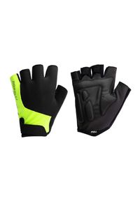 ROGELLI - Rękawiczki rowerowe męskie Rogelli Essential. Kolor: wielokolorowy, żółty, czarny. Sport: kolarstwo #1