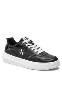 Calvin Klein Jeans Sneakersy Chunky Cupsole Low Lth Ml Meta YW0YW01410 Czarny. Kolor: czarny #2