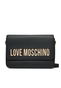 Love Moschino - LOVE MOSCHINO Torebka JC4023PP1MKD0000 Czarny. Kolor: czarny. Materiał: skórzane #1