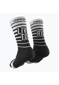 Dynafit - Skarpety rowerowe DYNAFIT Live To Ride. Kolor: czarny, biały, wielokolorowy