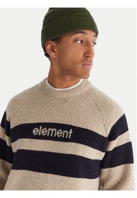 Element Sweter 2000s RIB CR ELYSW00128 Beżowy Regular Fit. Kolor: beżowy. Materiał: syntetyk #5