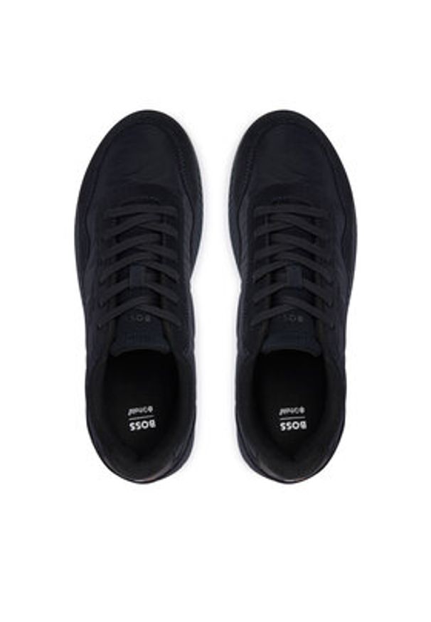 BOSS Sneakersy Titanium 50552895 Granatowy. Kolor: niebieski. Materiał: materiał