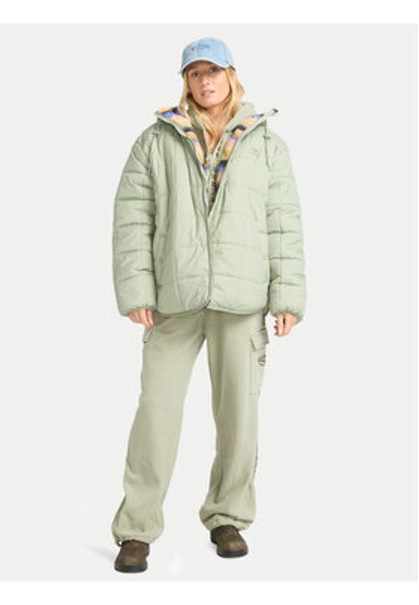 Billabong Kurtka przejściowa Happy Camper EBJJK00165 Zielony Regular Fit. Kolor: zielony. Materiał: syntetyk