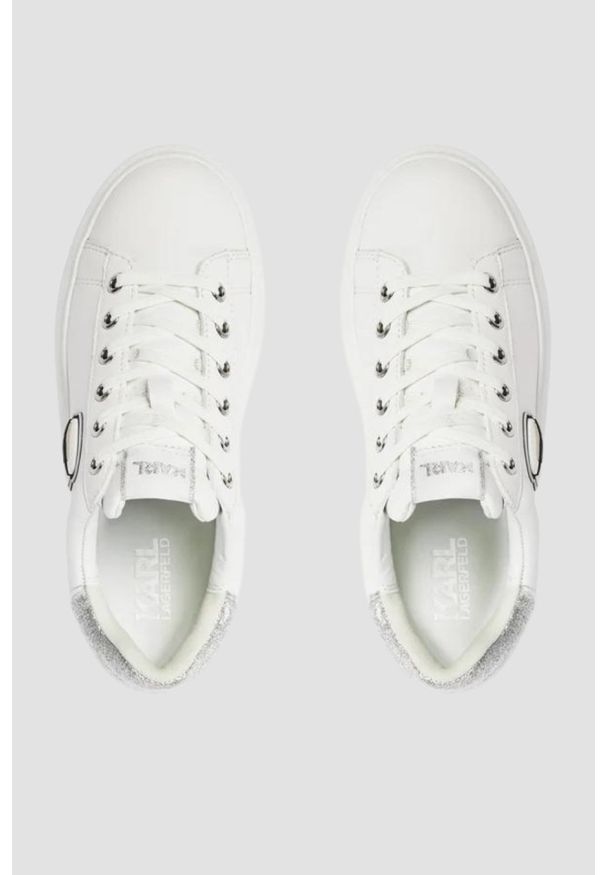 Karl Lagerfeld - KARL LAGERFELD Białe sneakersy Kapri Nft Lo Lace, Rozmiar 40. Kolor: biały