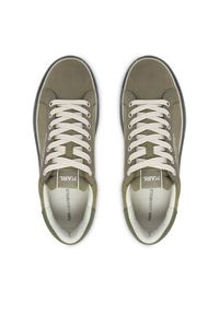Karl Lagerfeld - KARL LAGERFELD Sneakersy KL52617 Khaki. Kolor: brązowy. Materiał: skóra, nubuk #6