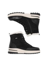 Remonte Trzewiki CEO-D2B76-03 Czarny. Kolor: czarny. Materiał: skóra, zamsz #2