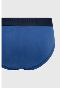 Superdry slipy (3-pack) męskie. Kolor: niebieski. Materiał: bawełna #5