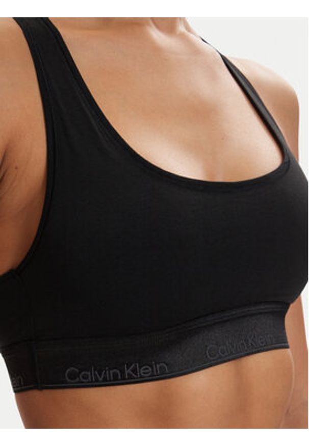 Calvin Klein Underwear Biustonosz top LV00QF8869 Czarny. Kolor: czarny. Materiał: bawełna