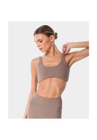Biustonosz sportowy z regulacją Carpatree Balletcore. Kolor: szary. Sport: fitness