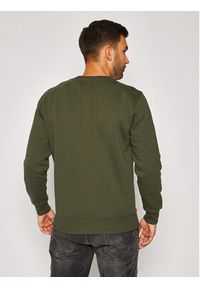 Alpha Industries Bluza Basic 188307 Zielony Regular Fit. Kolor: zielony. Materiał: bawełna #3