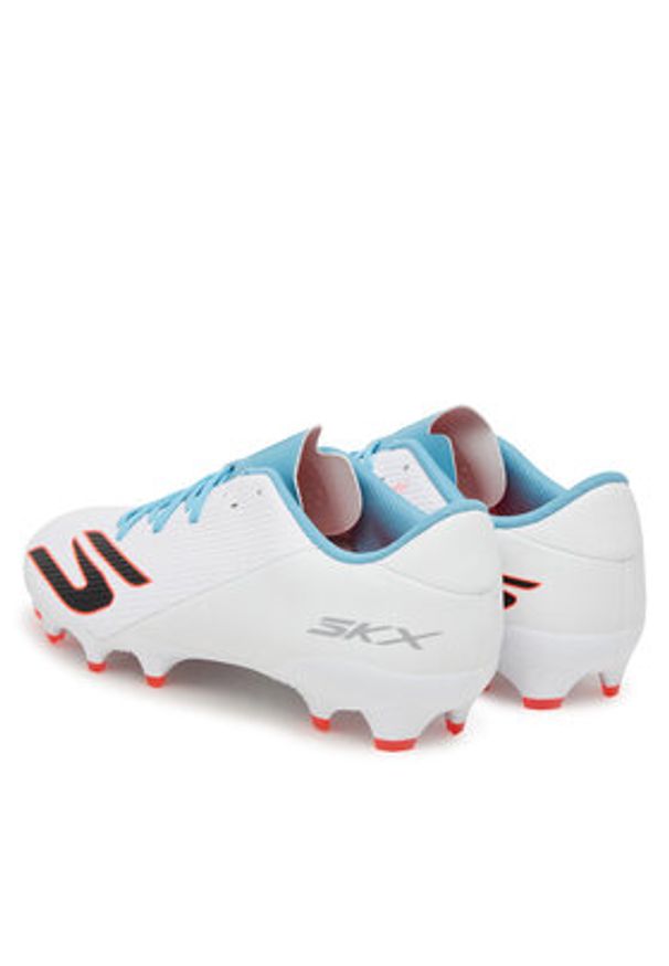 skechers - Skechers Buty do piłki nożnej Gold Fg 252116 WTQP Biały. Kolor: biały. Materiał: skóra