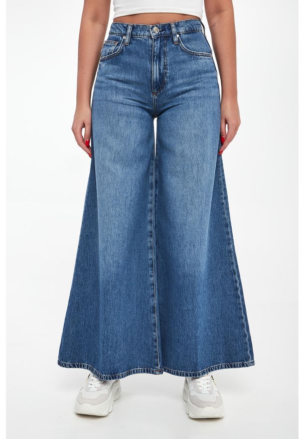 Liu Jo - Jeansy damskie z wysokim stanem LIU JO. Stan: podwyższony