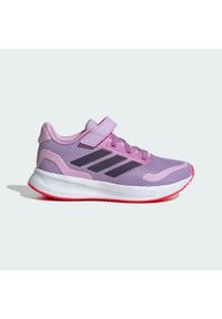 Adidas - Buty Runfalcon 5 Kids. Kolor: czerwony, fioletowy, wielokolorowy, różowy. Sport: bieganie #1
