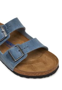 Birkenstock Klapki Arizona Sfb 1030862 Niebieski. Kolor: niebieski. Materiał: skóra #3