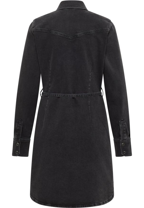 Damska Sukienka Mustang Style Ravenna Dress Denim Black 1016009 4000 801. Materiał: denim