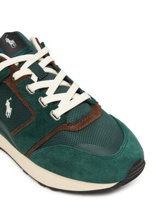 Polo Ralph Lauren Sneakersy Trn 89 Pp V2 Sk Ltl 809973975002 Zielony. Kolor: zielony. Materiał: zamsz, skóra