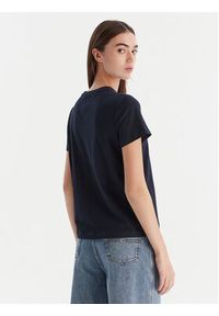 Tommy Jeans T-Shirt Linear DW0DW21964 Granatowy Regular Fit. Kolor: niebieski. Materiał: bawełna #5