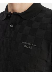 BOSS Polo PS Spirit 70 50559802 Czarny Regular Fit. Typ kołnierza: polo. Kolor: czarny. Materiał: bawełna #3