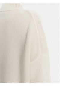 Weekend Max Mara Golf Borgia 2525366112 Écru Relaxed Fit. Typ kołnierza: golf. Materiał: wełna #4
