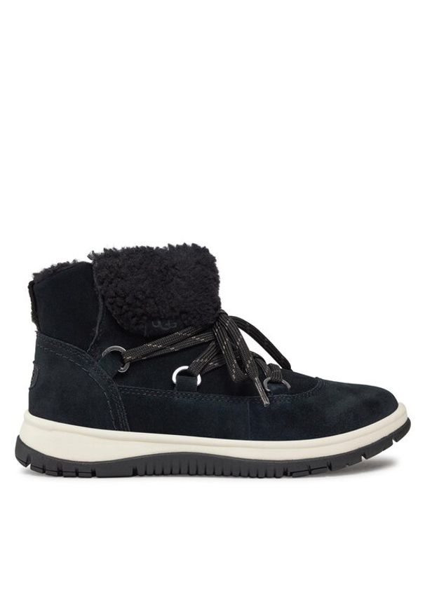 Ugg Botki W Lakesider Heritage Lace 1143836 Czarny. Kolor: czarny. Materiał: skóra