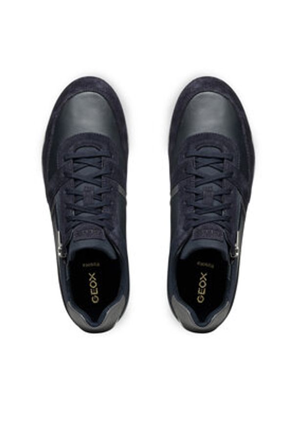 Geox Sneakersy U Renan U554GA 02285 C4002 Granatowy. Kolor: niebieski. Materiał: zamsz, skóra