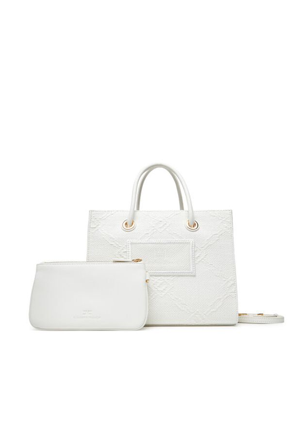 Elisabetta Franchi Torebka BS-83A-52E2-V390 Biały. Kolor: biały