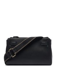 TOMMY HILFIGER - Tommy Hilfiger Torebka Th Joy Crossover AW0AW19065 Czarny. Kolor: czarny. Materiał: skórzane #4