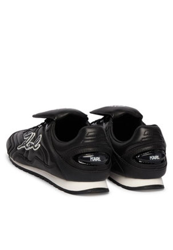 Karl Lagerfeld - KARL LAGERFELD Sneakersy Venus KL65926 Czarny. Kolor: czarny. Materiał: skóra