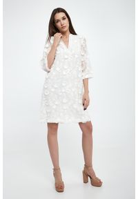 Sukienka haftowana Delina JOOP!. Wzór: haft #1