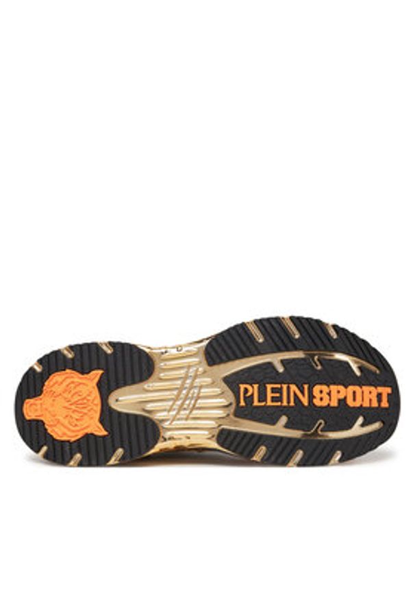 Plein Sport Sneakersy Runner Chrome Surfer PADS USC0579 STE003N Czarny. Kolor: czarny. Materiał: materiał