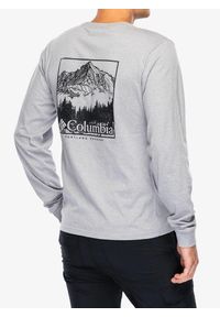 columbia - Longsleeve męski Columbia CSC Seasonal Logo LS Tee. Kolor: szary. Długość rękawa: długi rękaw #2