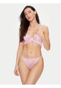 Hunkemöller Figi brazylijskie Lidia 205449 Różowy. Kolor: różowy. Materiał: syntetyk