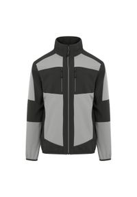 Regatta - Kurtka Unisex Dla Dorosłych EVolve 2 Layer Soft Shell. Kolor: fioletowy, szary, wielokolorowy. Materiał: elastan, poliester, materiał. Sport: turystyka piesza