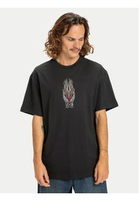 DC Shoes T-Shirt Burn Out EDYZT04356 Czarny Regular Fit. Kolor: czarny. Materiał: bawełna #1
